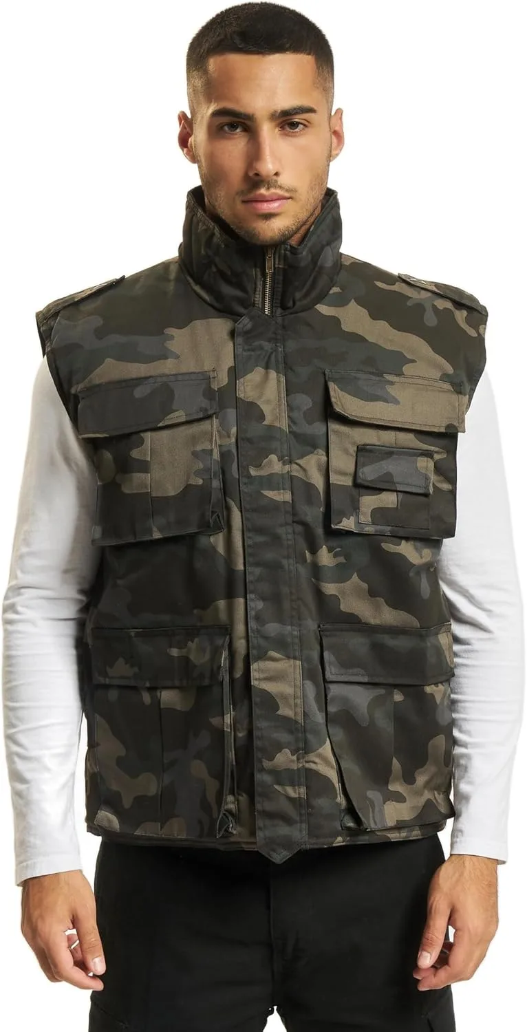 Brandit ▫️ Colete Ranger Weste para homem Preto