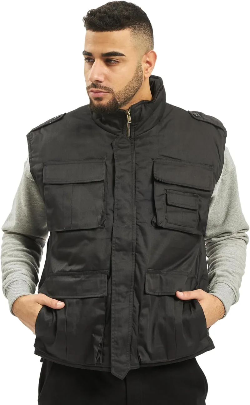 Brandit ▫️ Colete Ranger Weste para homem Preto