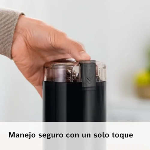Bosch ▫️ Moedor de café elétrico, 180 W, capacidade de 75 gramas, preto, TSM6A013B 6