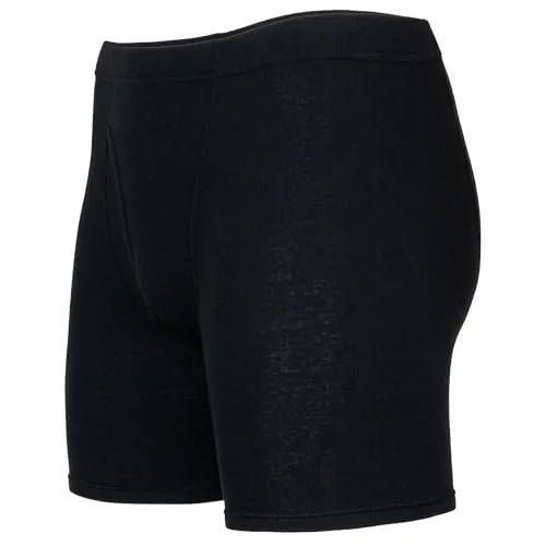 Gildan ▫️ Conjunto de cuecas boxer com cintura coberta - Roupa interior masculina (Conjunto de 5) 5