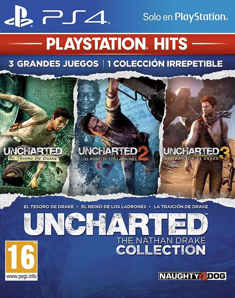 Coleção Playstation Uncharted Hits - Versão 17