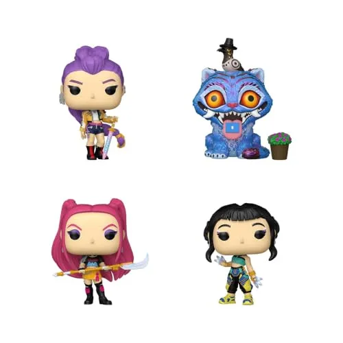 Funko ▫️ POP Animation: Netflix - KPOP Demon Hunters - Conjunto de 4 - Mira e outros 2
