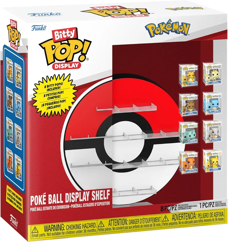 Funko ▫️ Conjunto Bitty POP!: Pokémon - Pikachu, Charmander, Bulbasaur