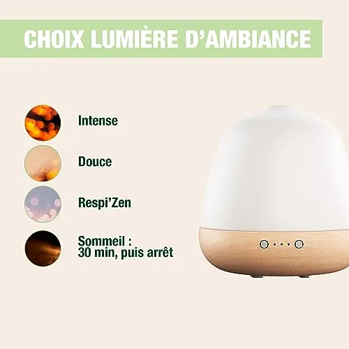 PRANAROM ▫️ Difusor de Cera, Madeira e Cerâmica – Ultrassónico para Óleos Essenciais 4