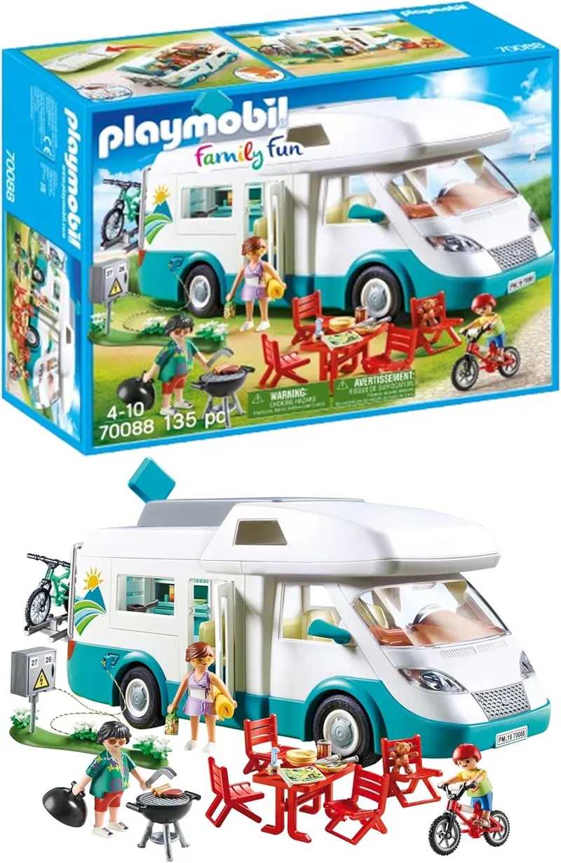 PLAYMOBIL ▫️ Family Fun 70088 Caravana de Verão, A partir dos 4 anos