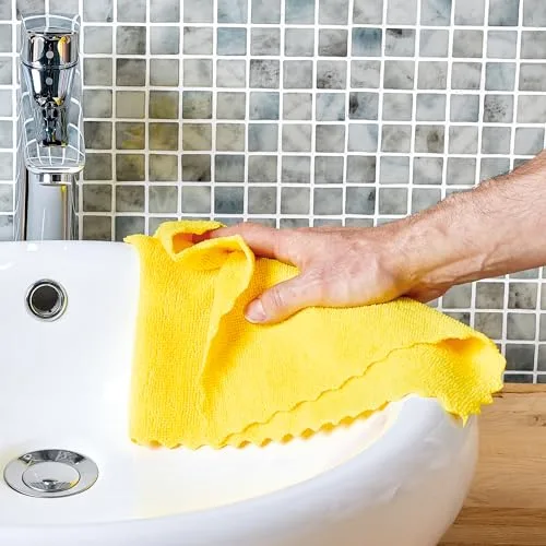 Spontex ▫️ Panos de microfibra multiusos 8 + 2 grátis, 1 embalagem de panos multicoloridos 4