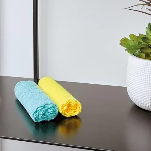 Spontex ▫️ Panos de microfibra multiusos 8 + 2 grátis, 1 embalagem de panos multicoloridos 6