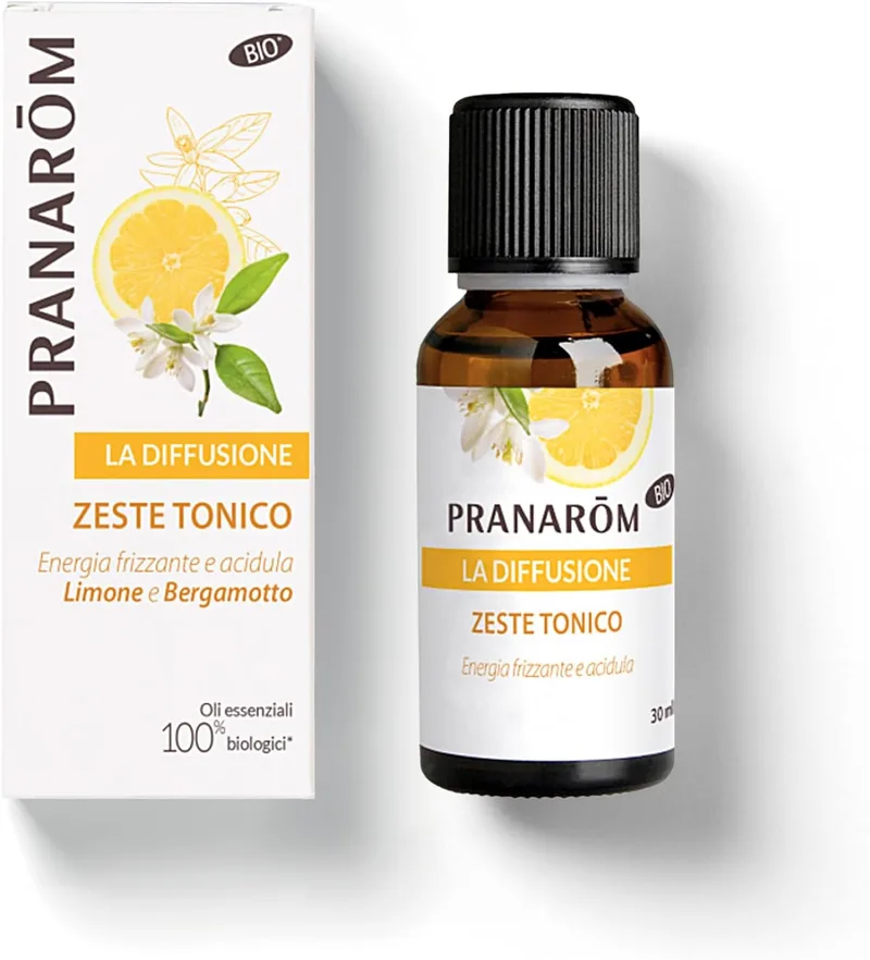 PRANAROM ▫️ Óleo Essencial Cítrico Tonificante BIO para difusão 30 ml – Energia