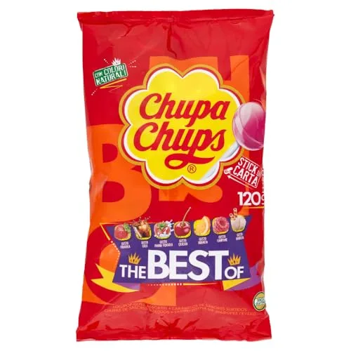 Chupa Chups ▫️ Original – Caramelo no Pau, de Sabores Variados, 120 x 12 g 3