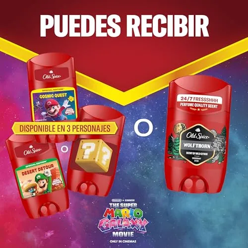 Old Spice ▫️ Super Mario Galaxy Desodorizante em barra para homem, 6 x 50 ml 3