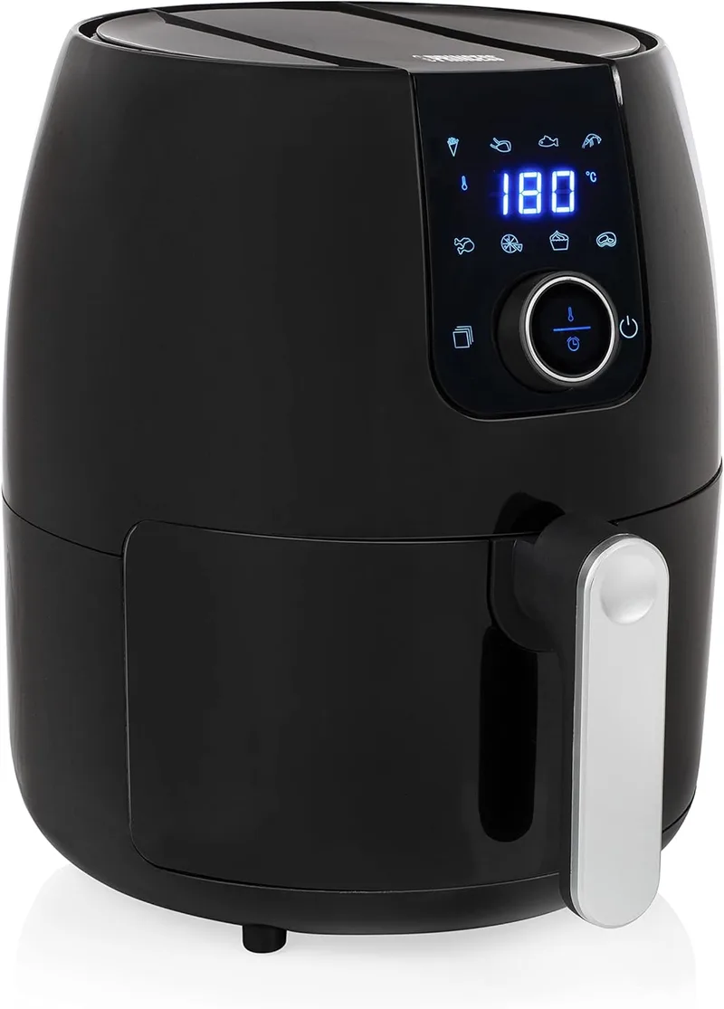 Princess ▫️ 182025 Digital Aerofryer XXL - Fritadeira de ar quente fácil de limpar, capacidade 4,5 litros, 1500 W, preto