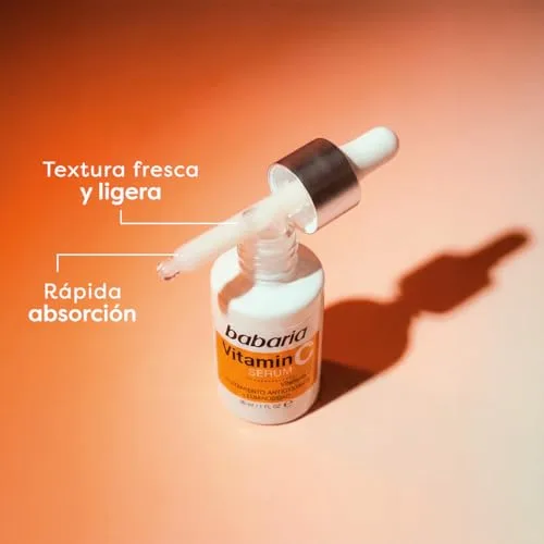 Babaria ▫️ Soro de Vitamina C | Vitamina C para o rosto que ilumina a tua pele | Soro facial para mulher e homem com laranja | Pele luminosa 30 ml | Reduz as manchas | 100% vegan 5
