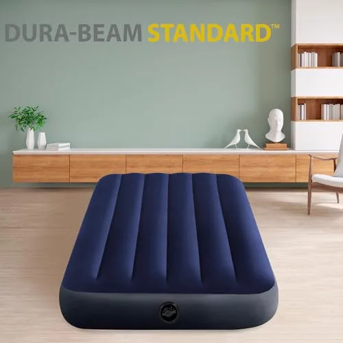 Intex ▫️ Colchão insuflável Dura-Beam, cama insuflável para acampamento, cor azul, acampamento 2