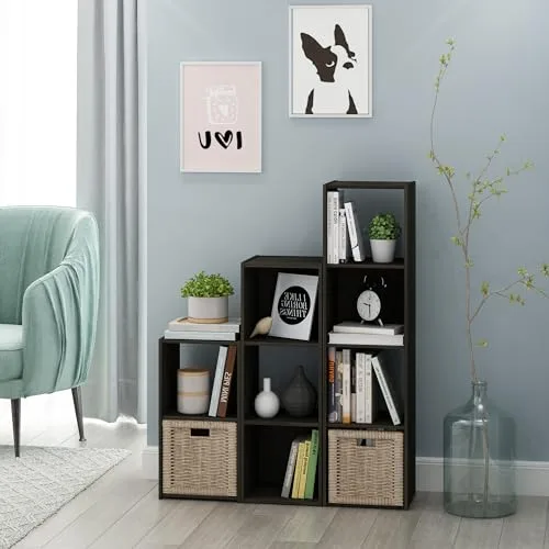 Furinno ▫️ Armário Pelli Cubic 3X1, Espresso 2