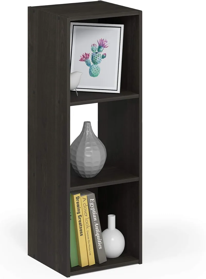 Furinno ▫️ Armário Pelli Cubic 3X1, Espresso