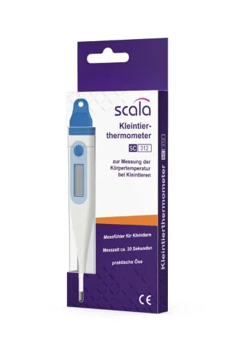 scala ▫️ SC 312 Termómetro Veterinário Termómetro para pequenos animais, para gatos e cães 4