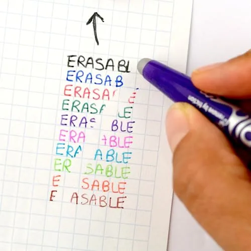 PILOT ▫️ 5 FriXion Ball - Caneta esbofateável recarregável - Multicolorida 2