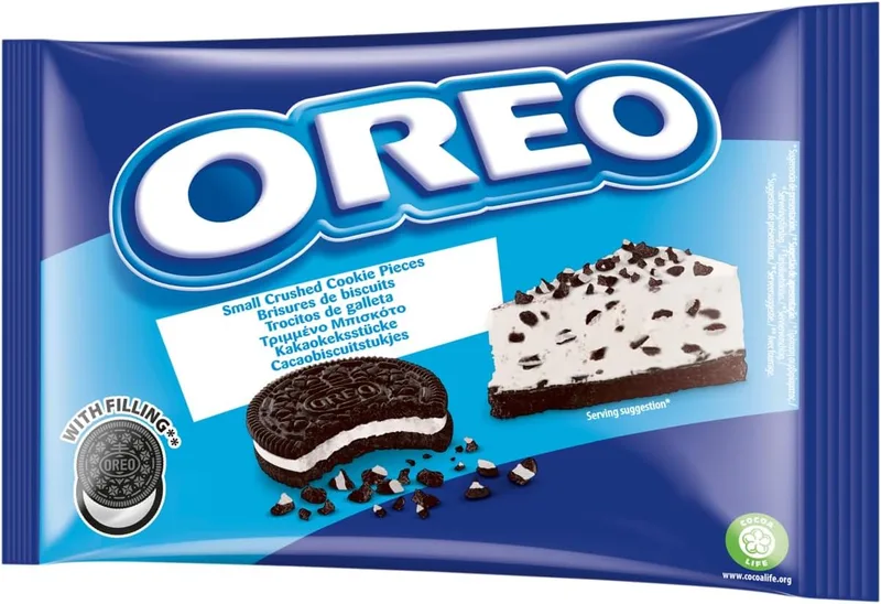 Oreo ▫️ Pedaços de bolacha de baunilha triturados, 400 g