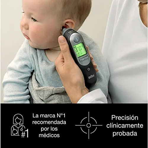 Braun ▫️ ThermoScan 7 Termómetro auricular | Tecnologia Age Precision | Preto 3