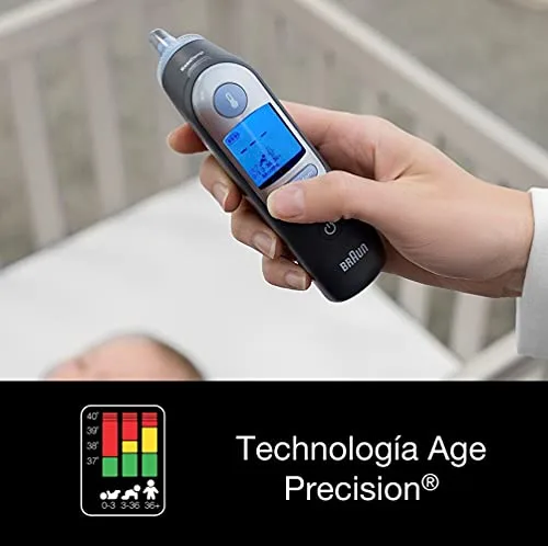 Braun ▫️ ThermoScan 7 Termómetro auricular | Tecnologia Age Precision | Preto 4