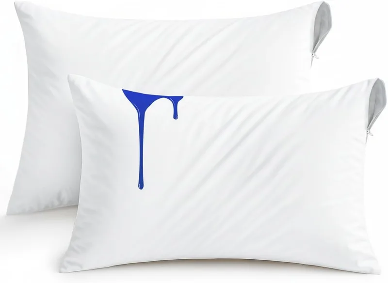 Utopia Bedding ▫️ Protetor de almofada impermeável 50x70 cm (conjunto de 2) com fecho de correr, capa de almofada com certificação Oeko-Tex