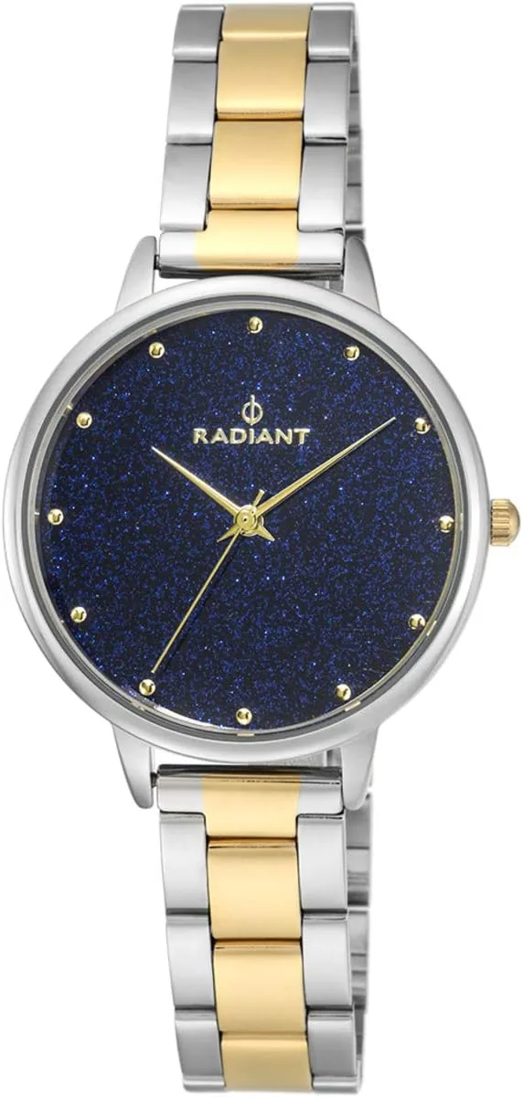 Radiant ▫️ Relógio para mulher, analógico, de quartzo, com bracelete em aço RA472202