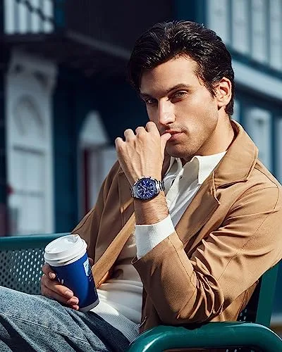 BENYAR ▫️ Relógios de pulso para homem, analógicos, cronógrafos, à prova de água, com luz de fundo, data; relógios de pulso para homem, para negócios e uso casual, elegantes, ideais como presente para homem 2