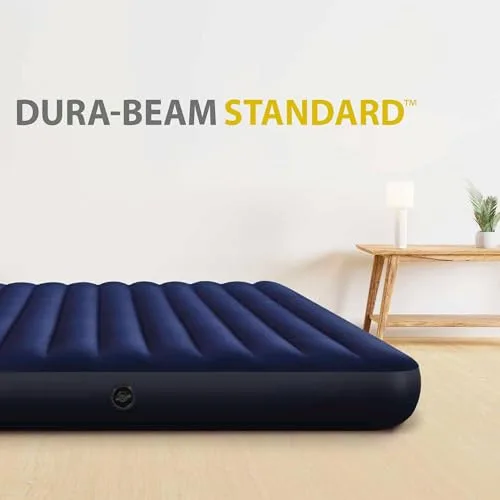 Intex ▫️ Colchão insuflável Dura-Beam, cama insuflável para campismo, cor azul, acampamento 2