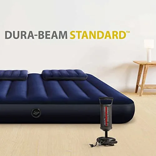 Intex ▫️ Colchão insuflável Dura-Beam, cama insuflável para campismo, cor azul, acampamento 2