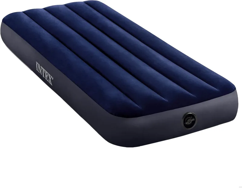 Intex ▫️ Colchão insuflável Dura-Beam, cama de ar insuflável para campismo Cor azul, campismo