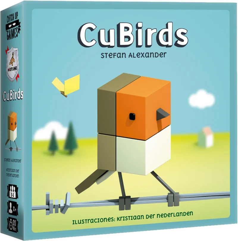 Maldito Games ▫️ Cubirds, jogo de cartas fácil, rápido e divertido, jogo de tabuleiro para todas as idades (MLDGCUBPS)