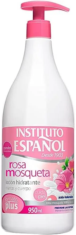 Instituto Español ▫️ Loção Hidratante de Rosa Mosqueta - frasco com dosador, 950 ml