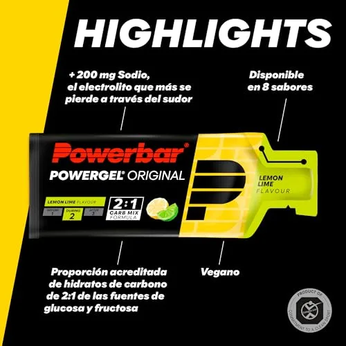 PowerBar ▫️ PowerGel (24 x 41 g) Limão e Lima 3