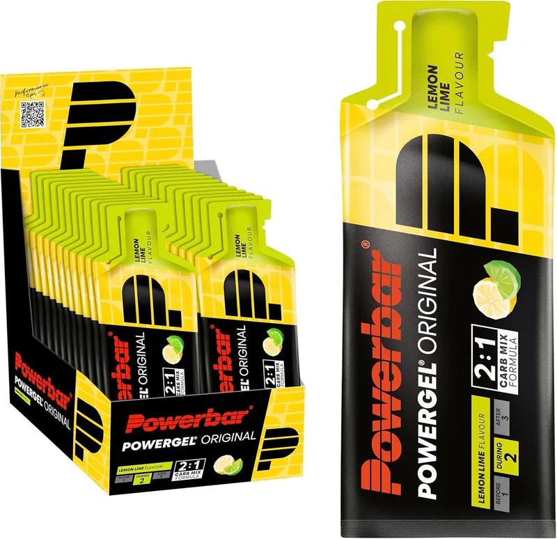 PowerBar ▫️ PowerGel (24 x 41 g) Limão e Lima