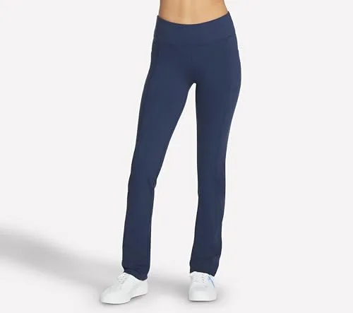 Skechers ▫️ Go Walk Calças de Cintura Alta Joy – Elásticas em 4 direções, com absorção de humidade, cintura em camadas - Leggings para mulher 3