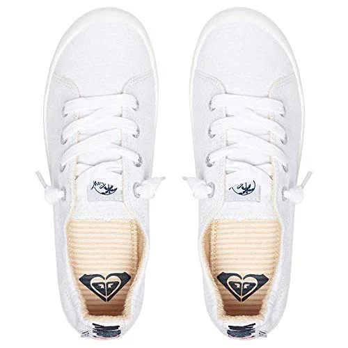 Roxy ▫️ Ténis ARJS600418 para mulher, Branco, 37 EU 6