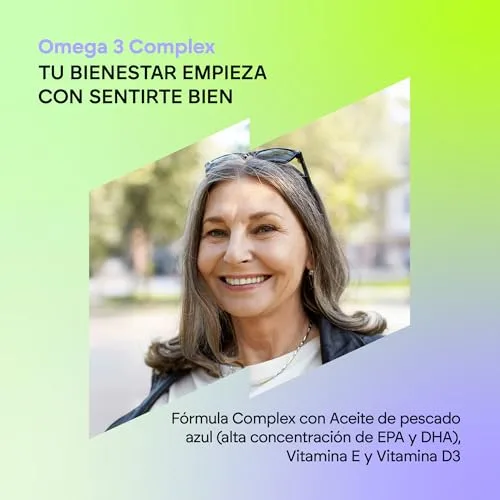 NUTRALIE ▫️ Cápsulas de ómega 3 2000 mg - EPA e DHA 1257 mg - IFOS Vitamina D e E 2