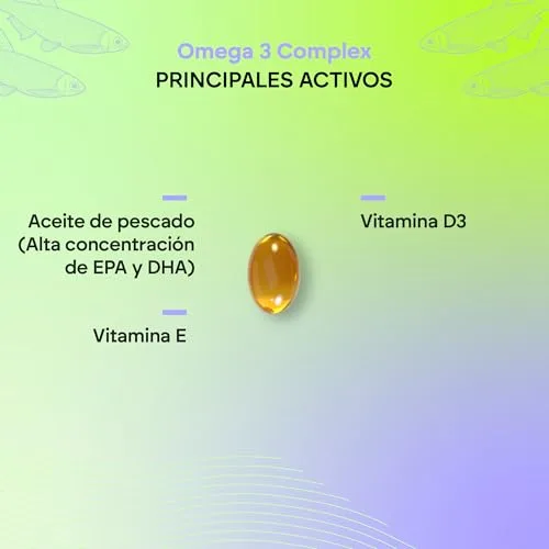 NUTRALIE ▫️ Cápsulas de ómega 3 2000 mg - EPA e DHA 1257 mg - IFOS Vitamina D e E 5