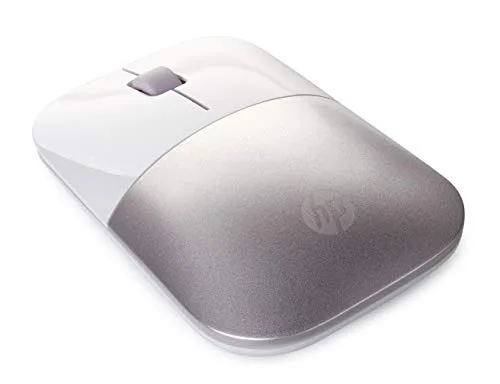 HP ▫️ Z3700 - Rato sem fios (1200 DPI, 3 botões e roda de deslocamento, bateria com autonomia de 16 meses, tecnologia LED, USB e Windows), cor branca e rosa 2