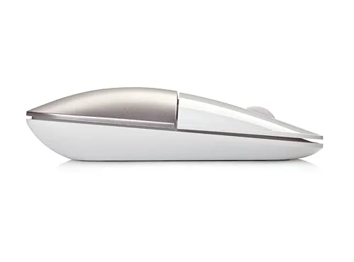 HP ▫️ Z3700 - Rato sem fios (1200 DPI, 3 botões e roda de deslocamento, bateria com autonomia de 16 meses, tecnologia LED, USB e Windows), cor branca e rosa 3