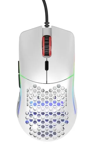 GLORIOUS ▫️ Model O Rato para jogos com fio ergonómico (Branco mate) 2