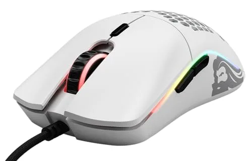 GLORIOUS ▫️ Model O Rato para jogos com fio ergonómico (Branco mate) 3