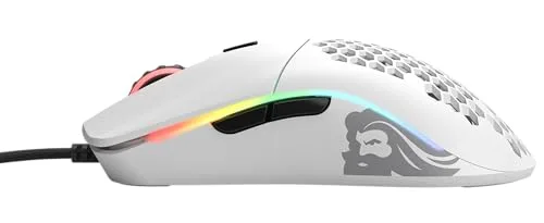 GLORIOUS ▫️ Model O Rato para jogos com fio ergonómico (Branco mate) 4
