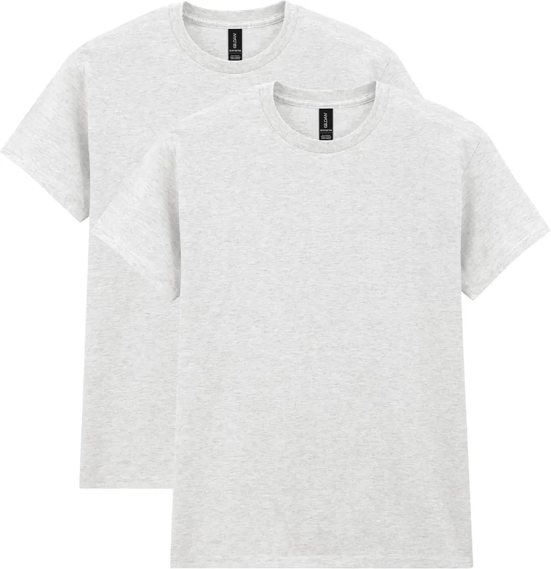 Gildan ▫️ Camisola Heavy Cotton, Modelo G5000, Conjunto de Camisolas Unissexo para Adultos (Conjunto de 2)