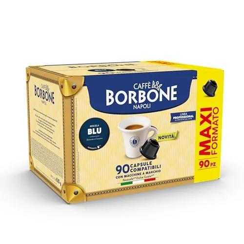 Caffè Borbone ▫️ Mistura de Café Azul - 90 cápsulas - Compatíveis com máquinas de café Nescafé®* Dolce Gusto®* 4