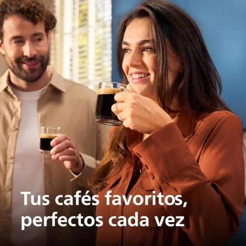 PHILIPS ▫️ Série 2200 Máquina de café expresso automática - 2 chávenas, ecrã tátil, bocal de espuma de leite clássico, moinho cerâmico, preto mate (EP2220/10) 2