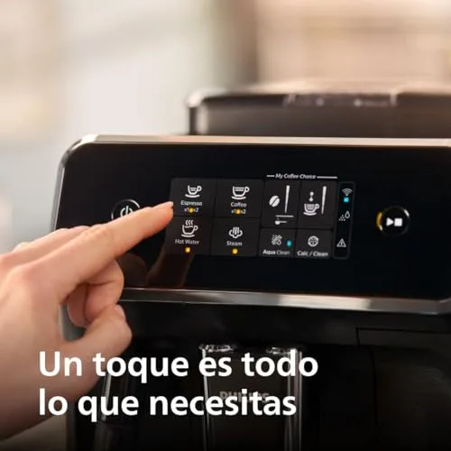 PHILIPS ▫️ Série 2200 Máquina de café expresso automática - 2 chávenas, ecrã tátil, bocal de espuma de leite clássico, moinho cerâmico, preto mate (EP2220/10) 3