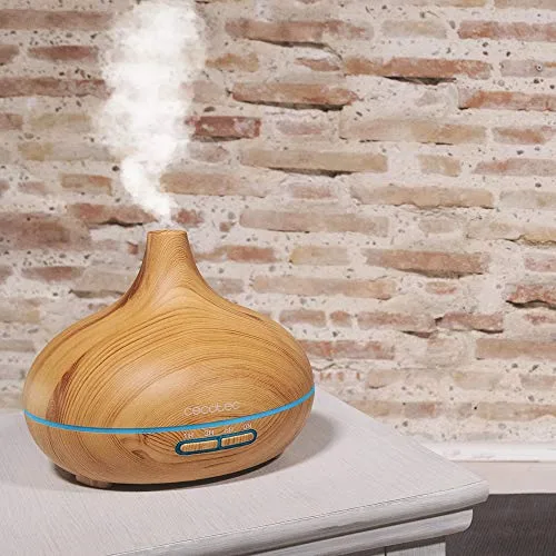 Cecotec ▫️ Humidificador Ultrassónico e Difusor de Aromas com Temporizador Pure Aroma 300 Yang. 10 W, 300 ml, temporizador até 6 horas, 7 cores LED, função de aromaterapia, ultrassilencioso 2