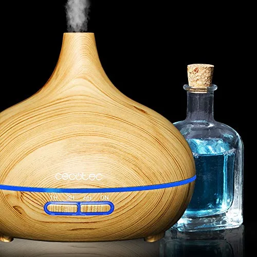 Cecotec ▫️ Humidificador Ultrassónico e Difusor de Aromas com Temporizador Pure Aroma 300 Yang. 10 W, 300 ml, temporizador até 6 horas, 7 cores LED, função de aromaterapia, ultrassilencioso 3