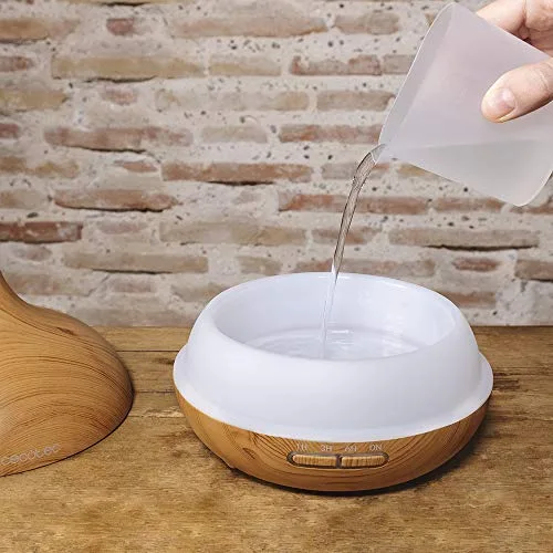 Cecotec ▫️ Humidificador Ultrassónico e Difusor de Aromas com Temporizador Pure Aroma 300 Yang. 10 W, 300 ml, temporizador até 6 horas, 7 cores LED, função de aromaterapia, ultrassilencioso 4